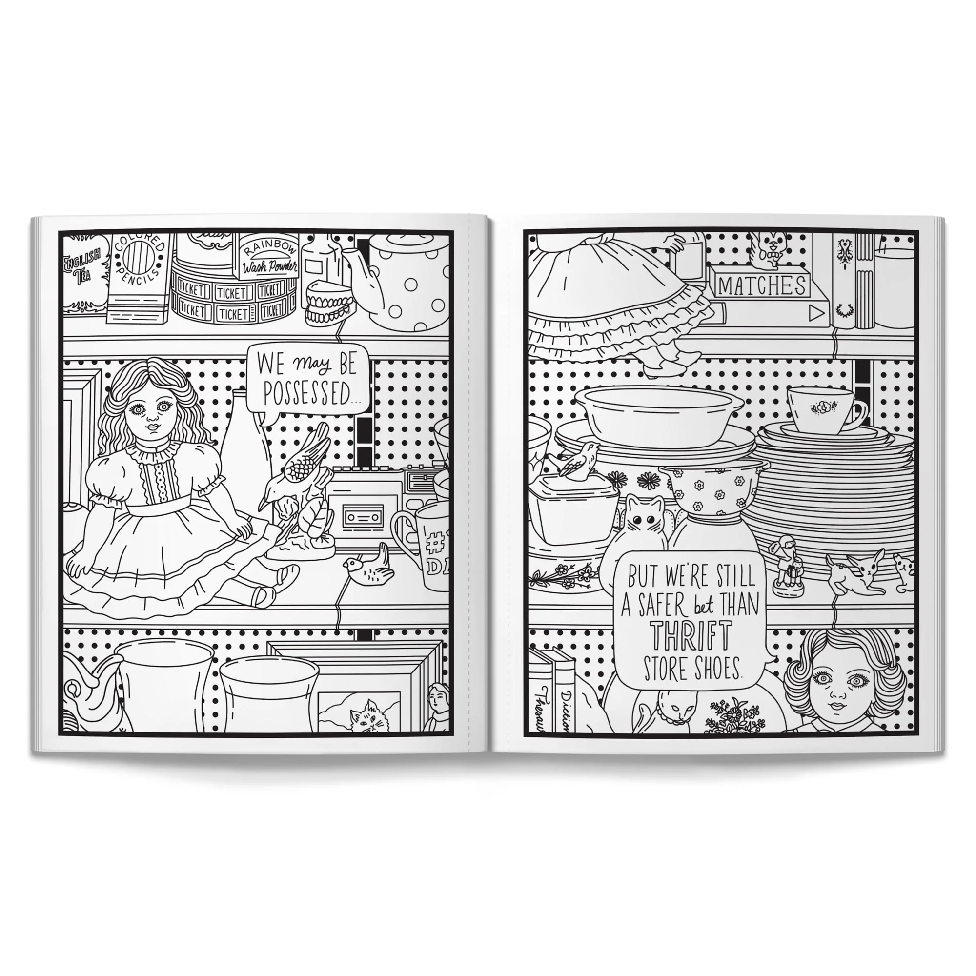 Haunted Dolls Coloring Book - Image 3