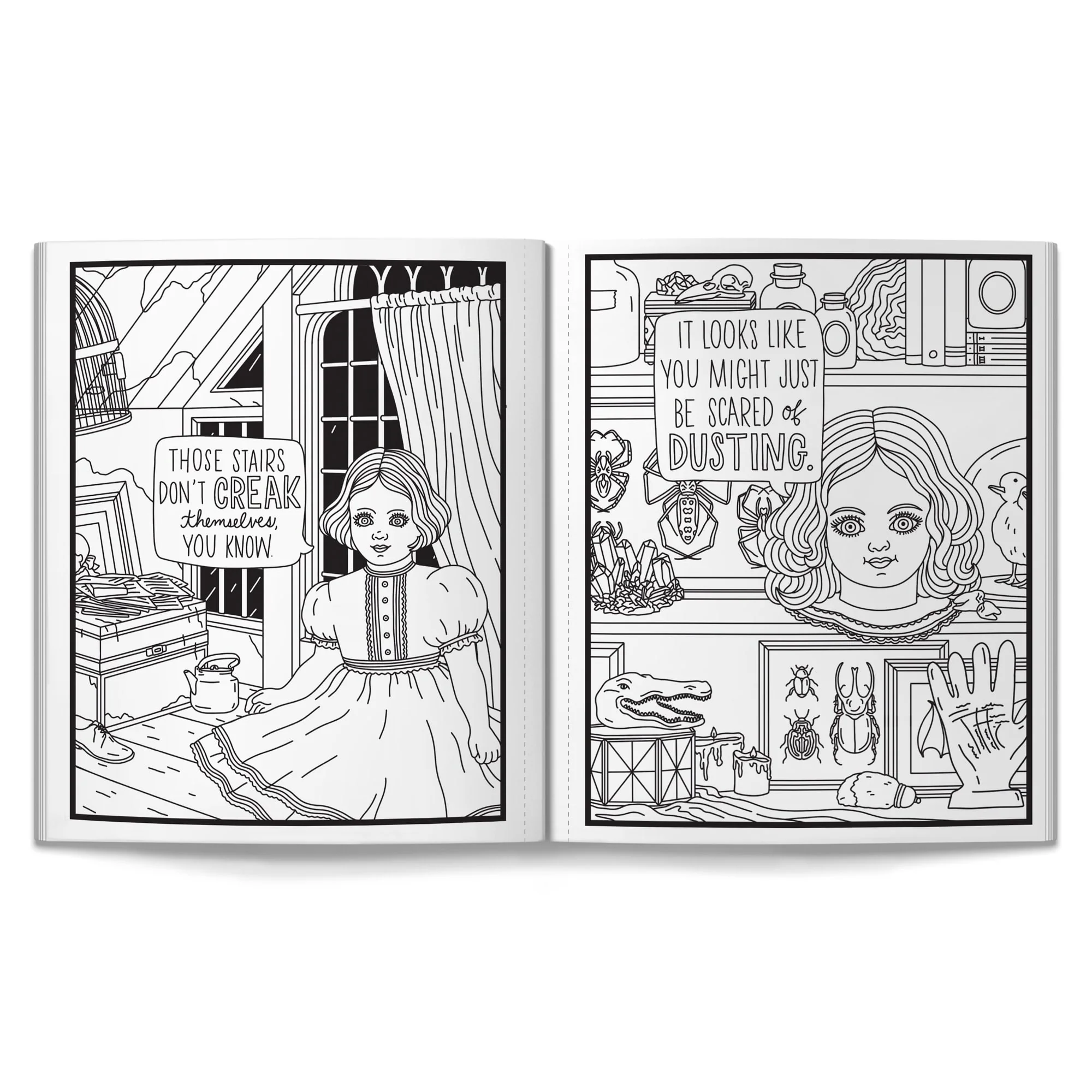 Haunted Dolls Coloring Book - Image 4