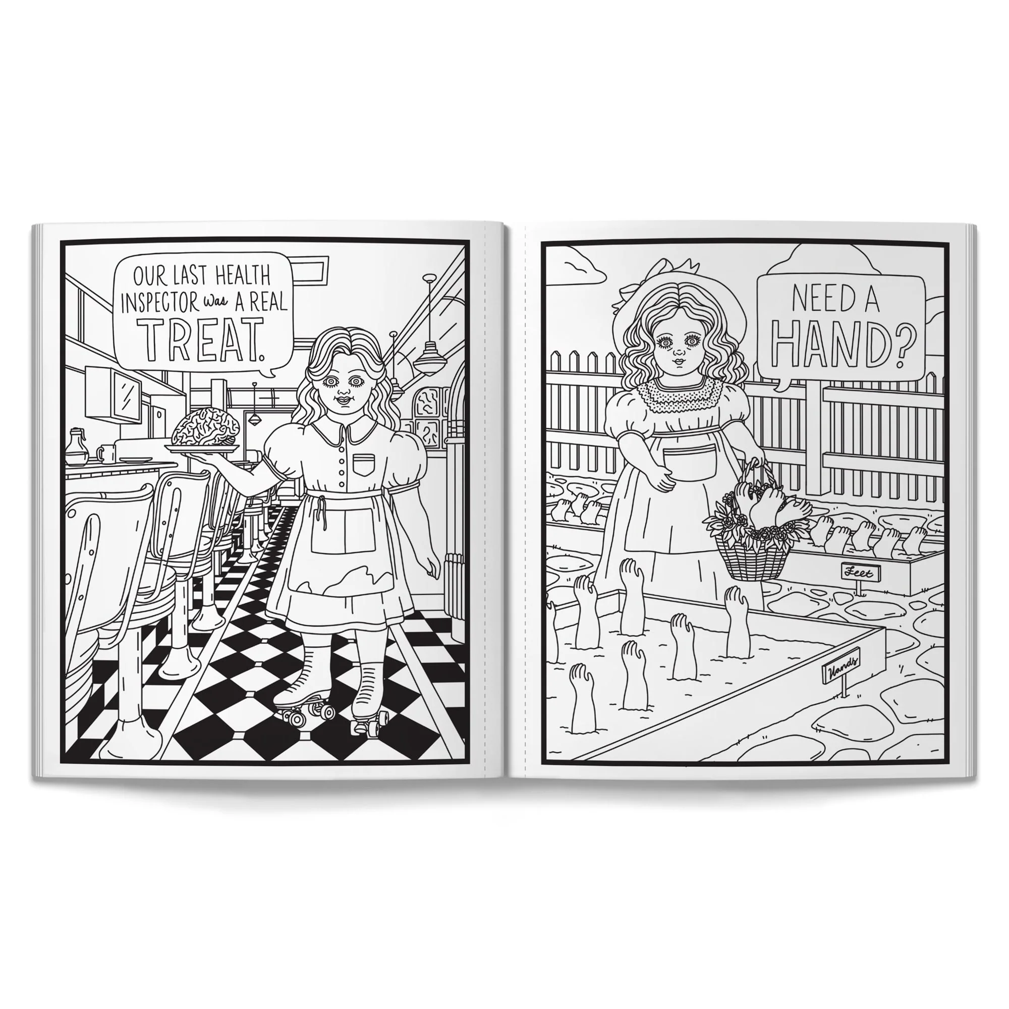 Haunted Dolls Coloring Book - Image 5
