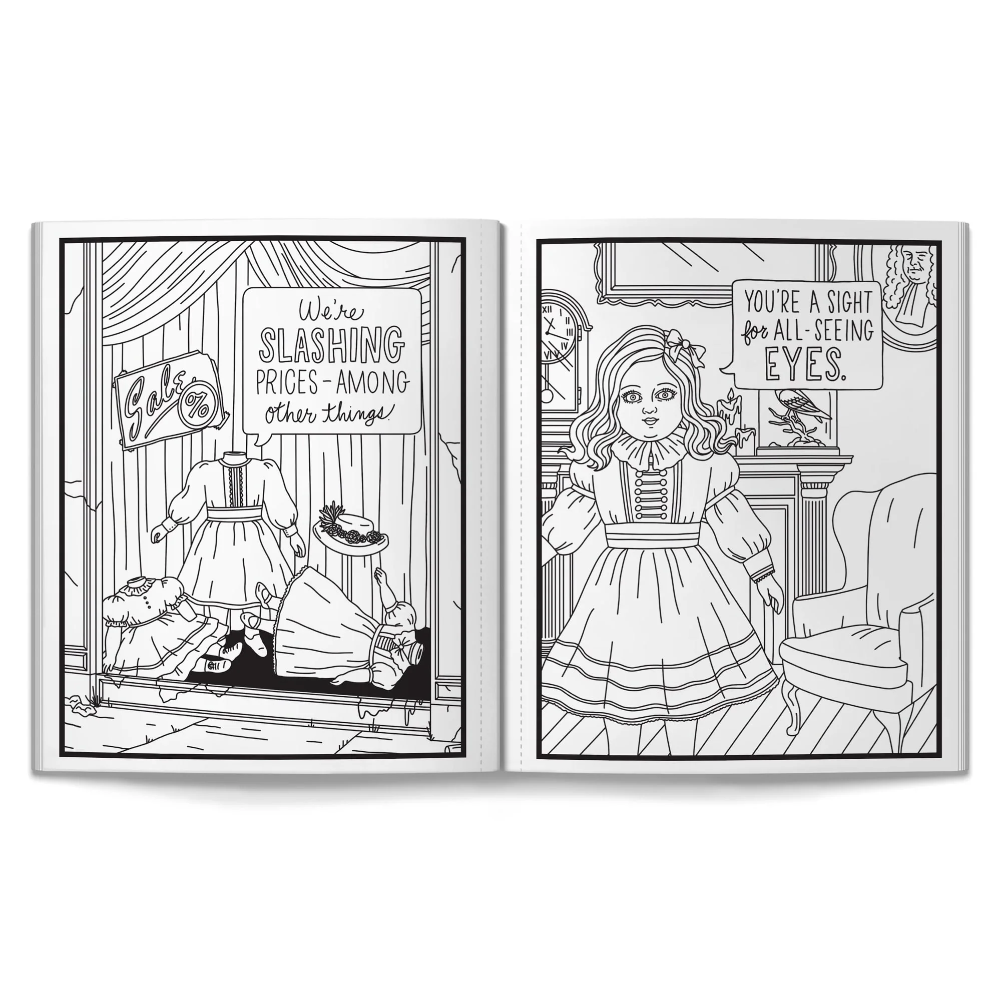Haunted Dolls Coloring Book - Image 6