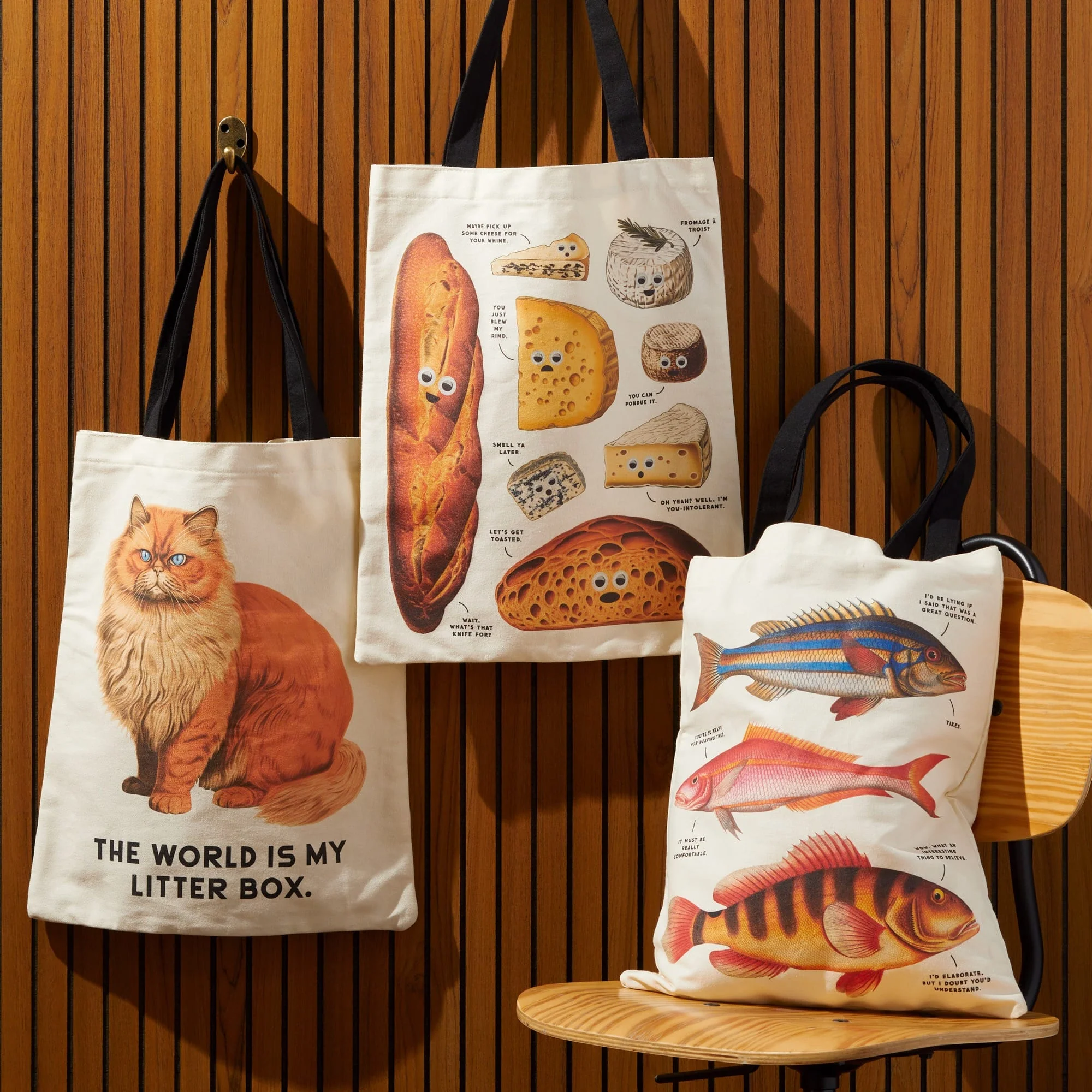 Judgy Fish Canvas Tote - Image 6