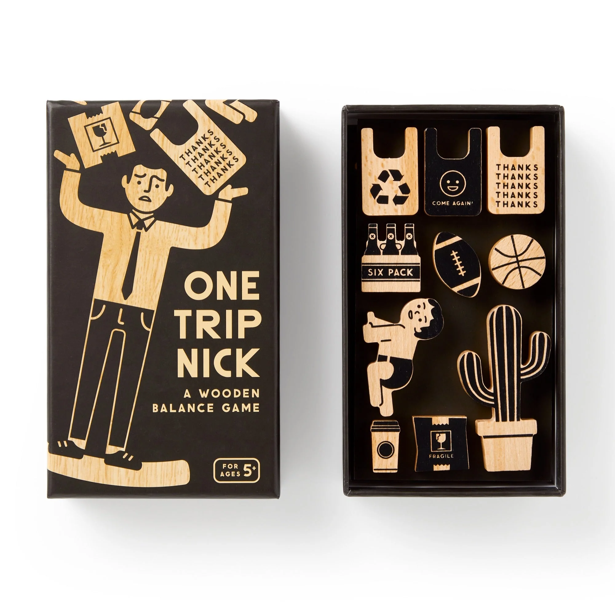 One Trip Nick Wooden Balance Game - Image 3